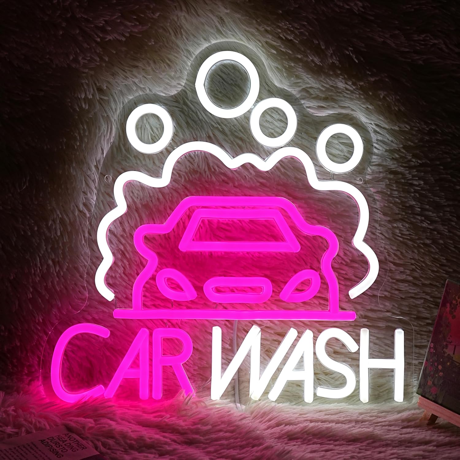 Auto Repair Shop Signs - Sedan LED Neon Light Car Wash
