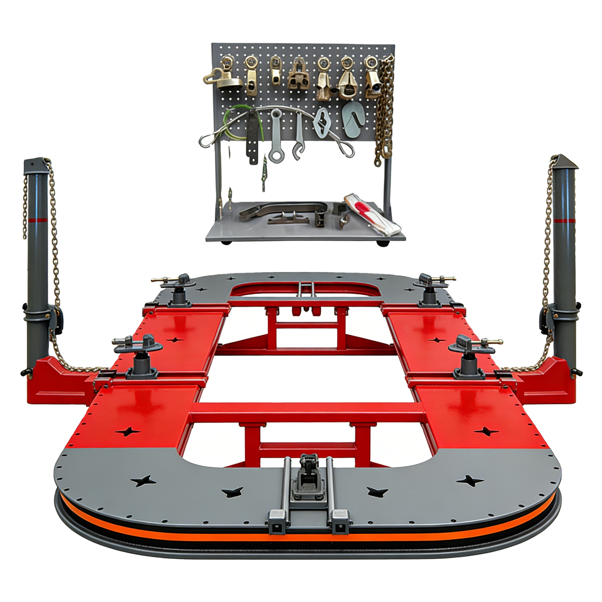Car Frame Straightening - Hongtech Car Puller Frame Rotisserie Auto