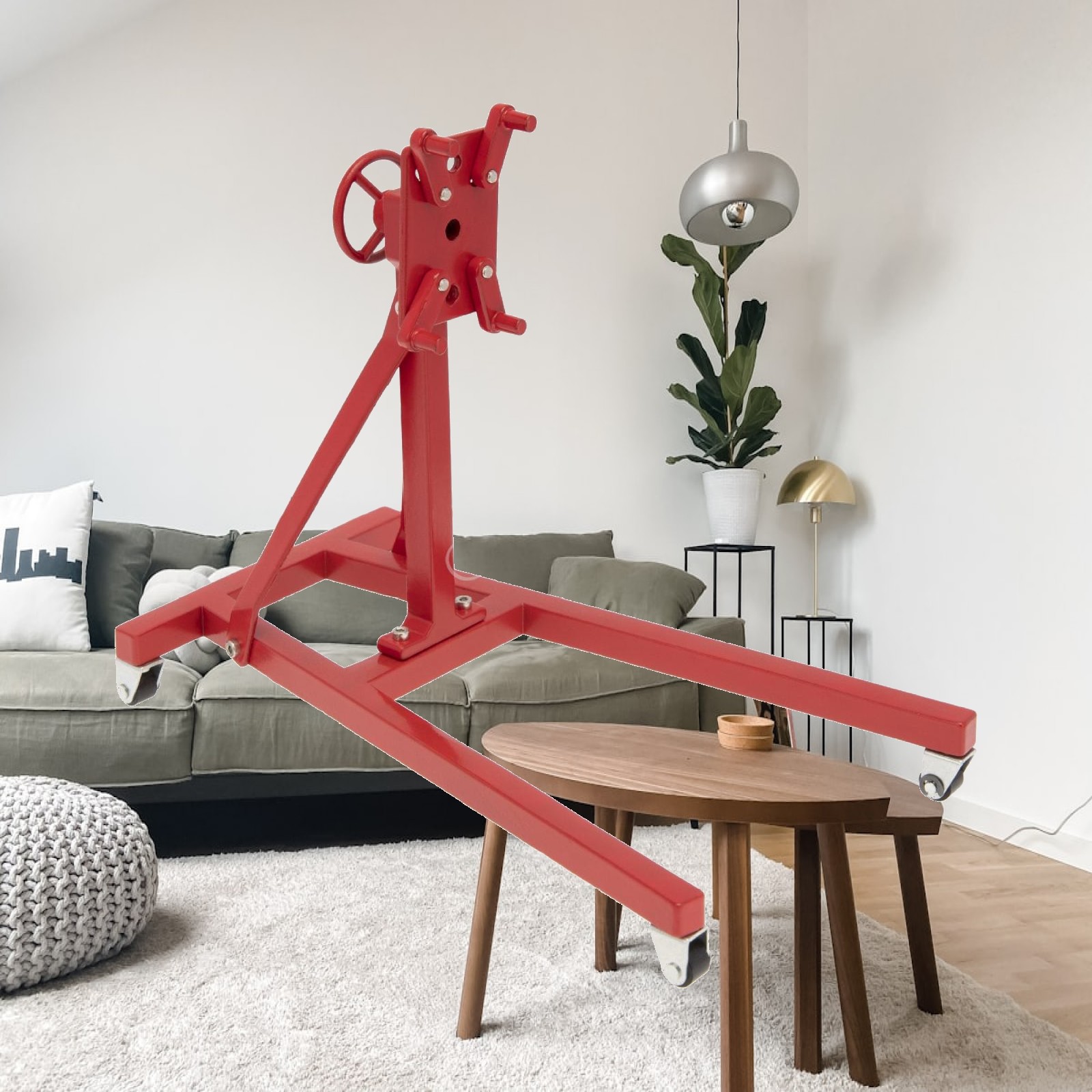 Engine Hoist Crane - Engine Crane Metal Model Crane with