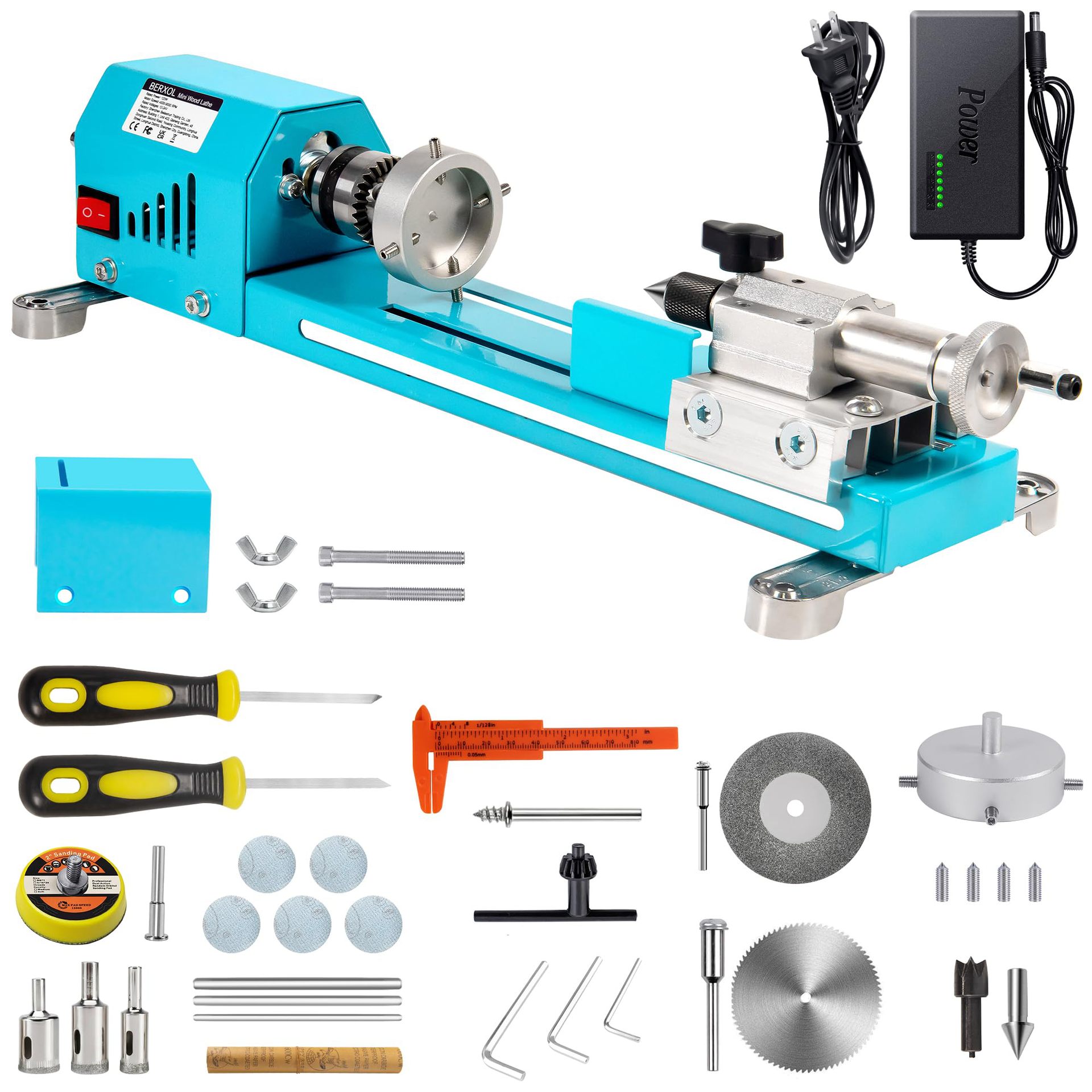 Brake Drum Lathe - New Electric Wood Mini Lathe Machine