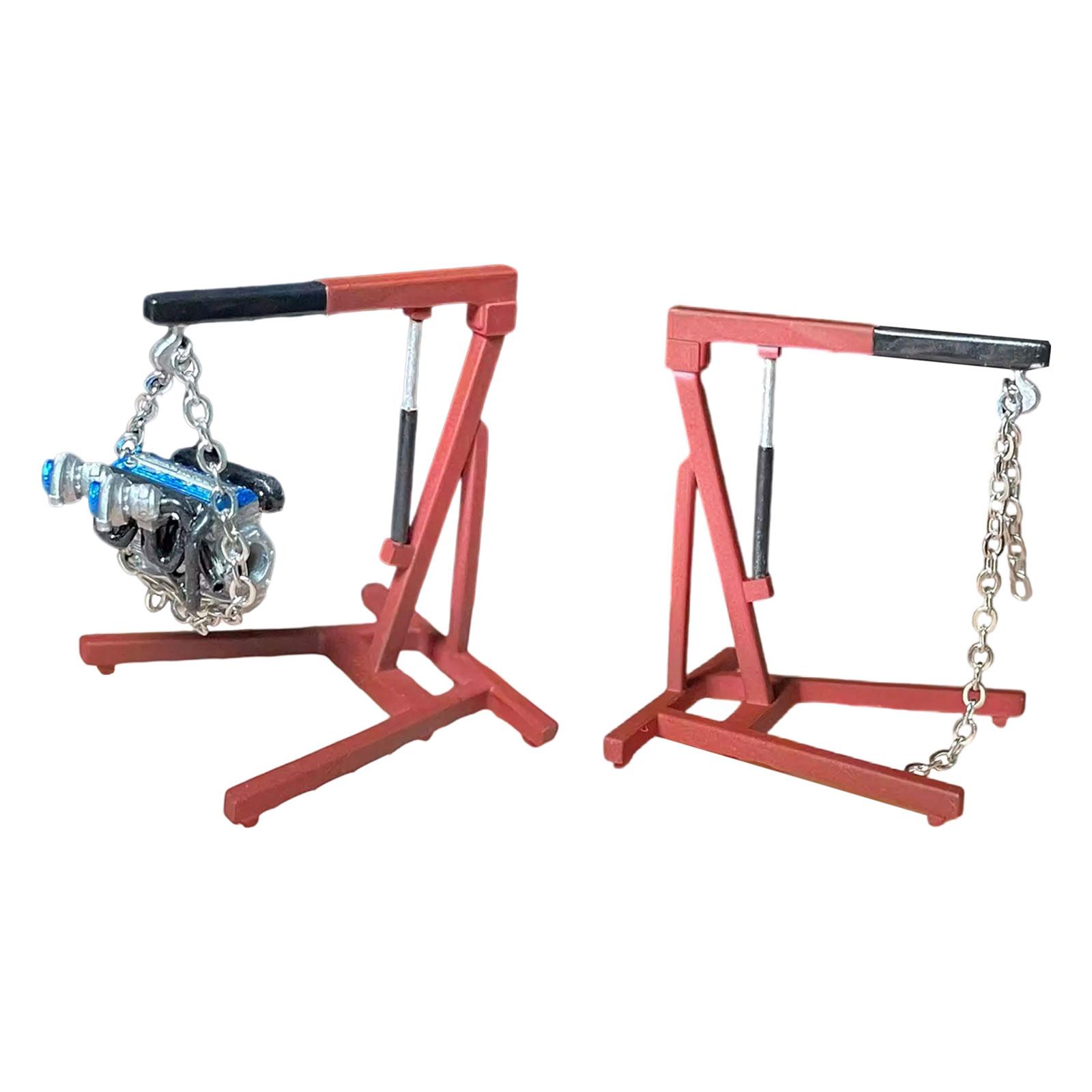 Engine Hoist Crane - 1:64 Diorama Car Engine Crane Model,Miniature