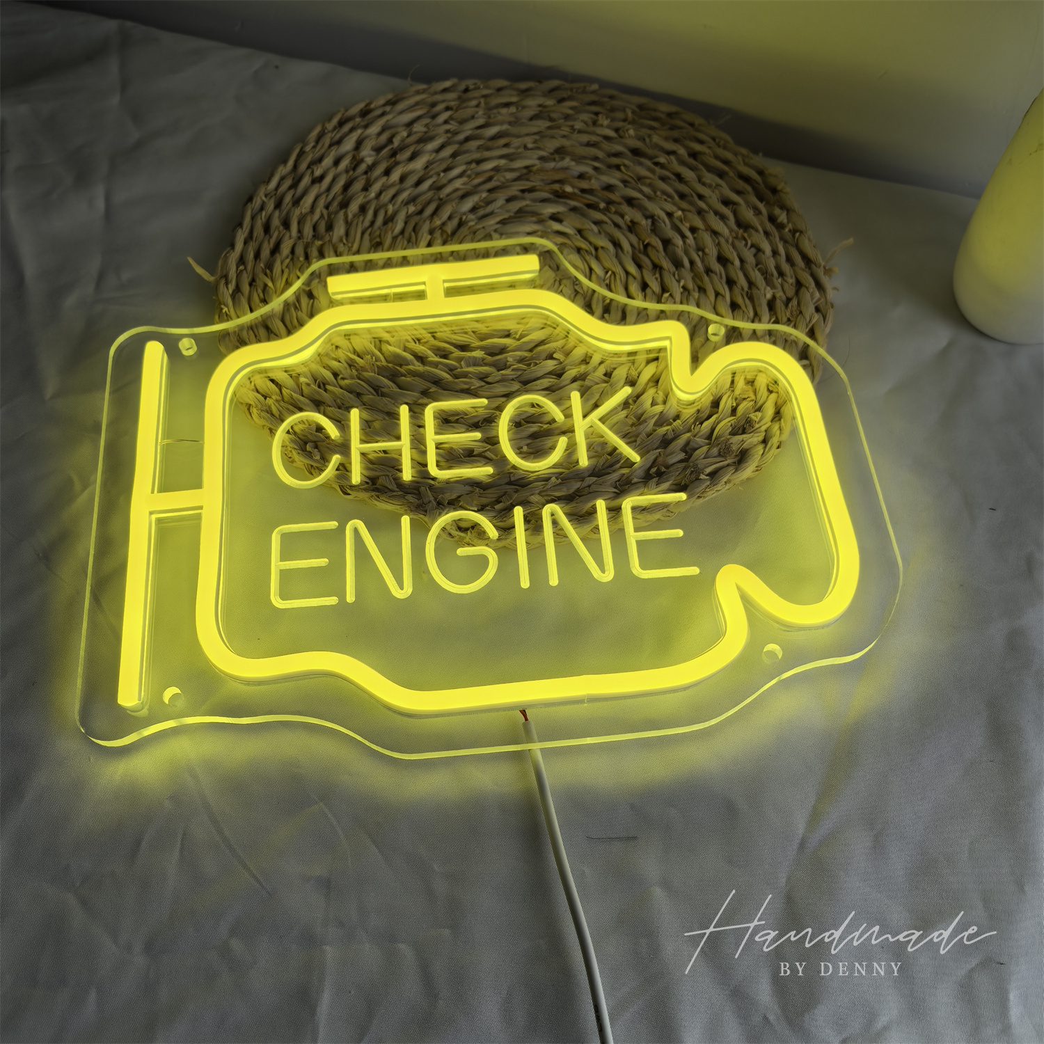Check Engine Neon Sign, Led Ga - Auto Repair Shop Signs 评论和价格