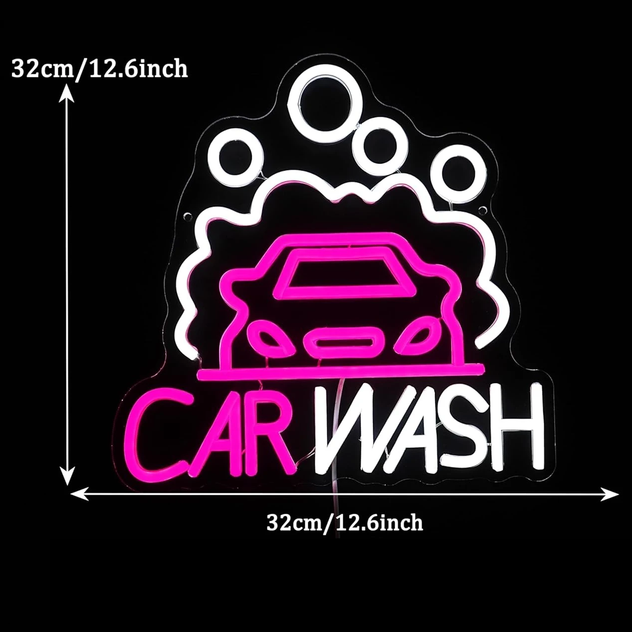 Sedan LED Neon Light Car Wash  - Auto Repair Shop Signs 评论和价格
