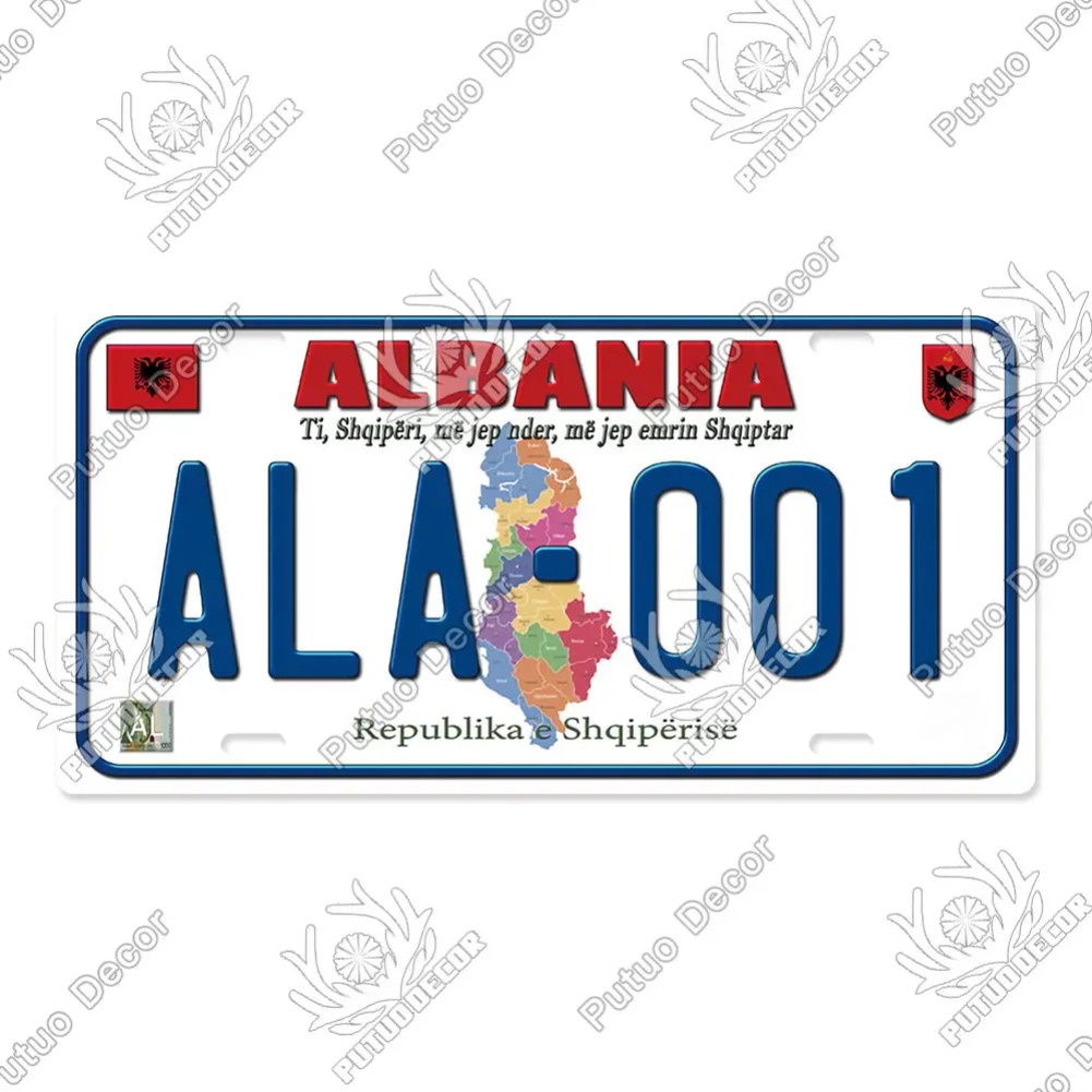 Countries License Plate Metal  - Auto Repair Shop Signs 评论和价格