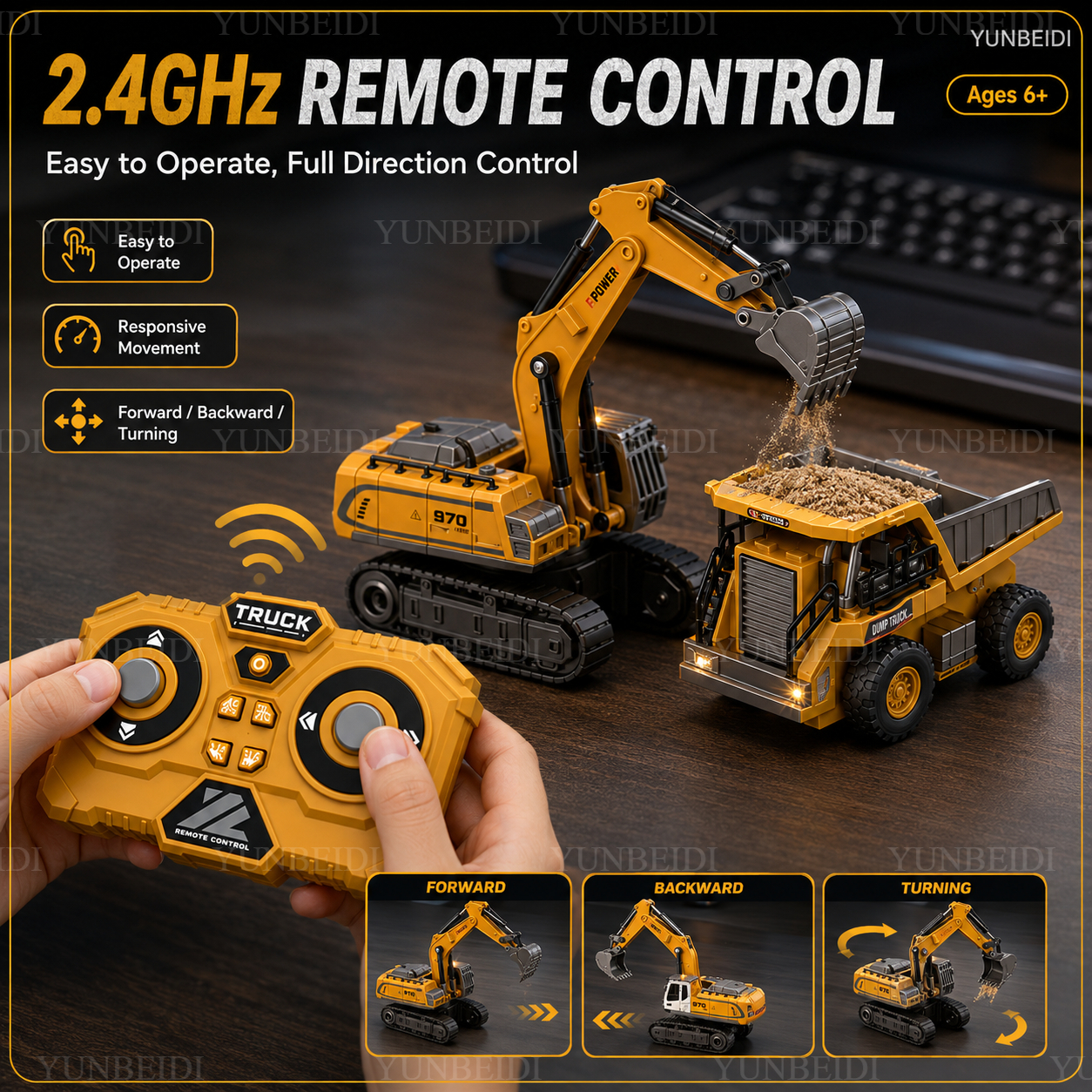 1:64 Remote Control Mini Alloy - Engine Hoist Crane 评论和价格