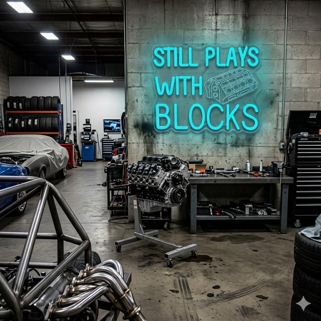 Engine Neon Sign Dimmable LED  - Auto Repair Shop Signs 评论和价格