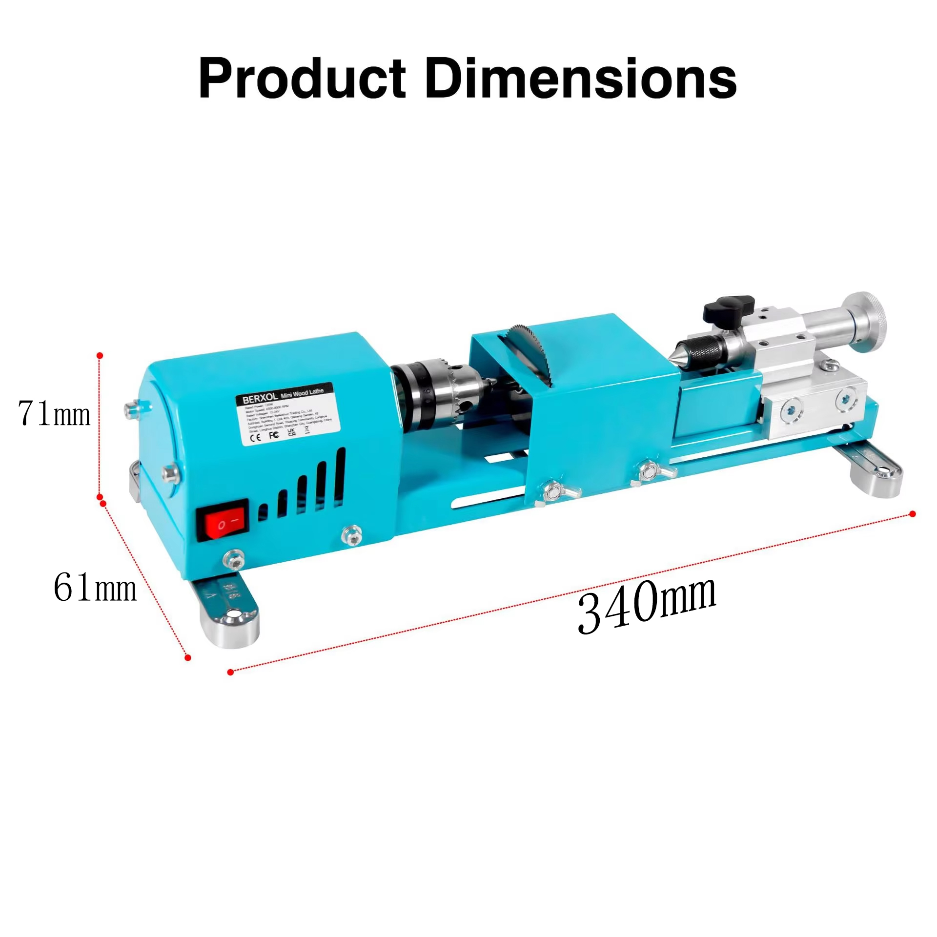 New Electric Wood Mini Lathe M - Brake Drum Lathe 评论和价格