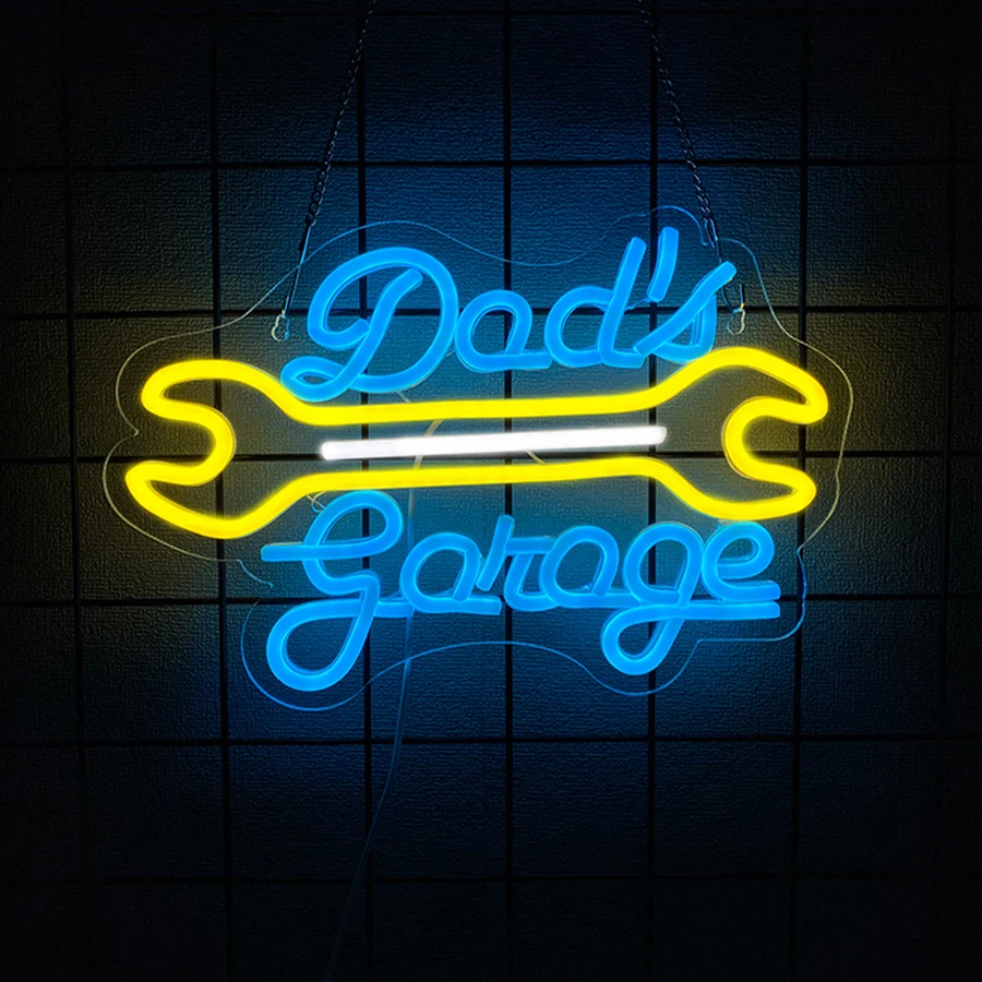 Light Up Sign For Man Cave,Aut - Auto Repair Shop Signs 评论和价格