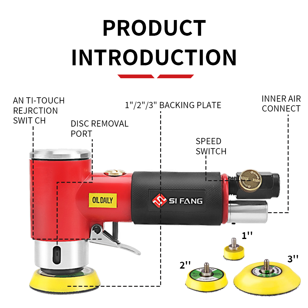 SIFANG Random Orbit Air Sander - Orbital Polisher Da 评论和价格