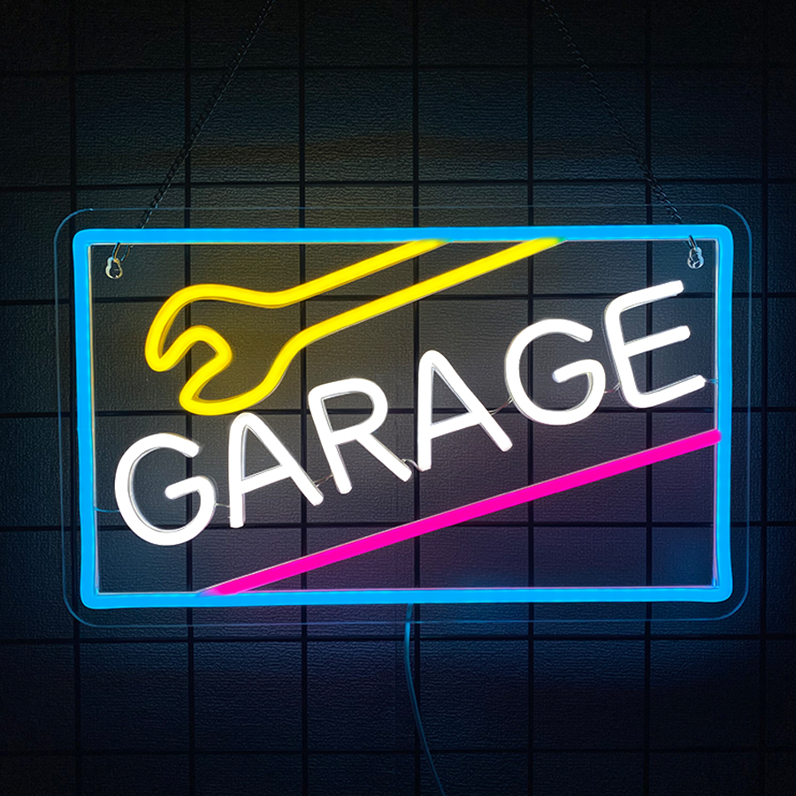 Garage Neon Sign For Wall Deco - Auto Repair Shop Signs 评论和价格