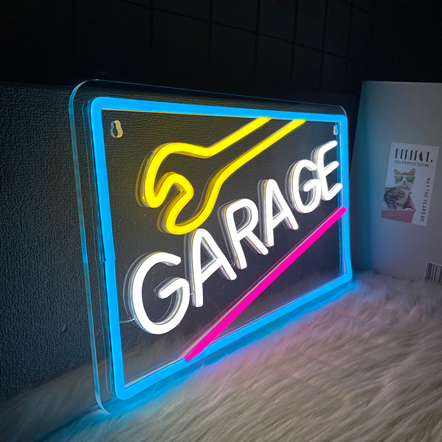Garage Neon Sign For Wall Deco - Auto Repair Shop Signs 评论和价格