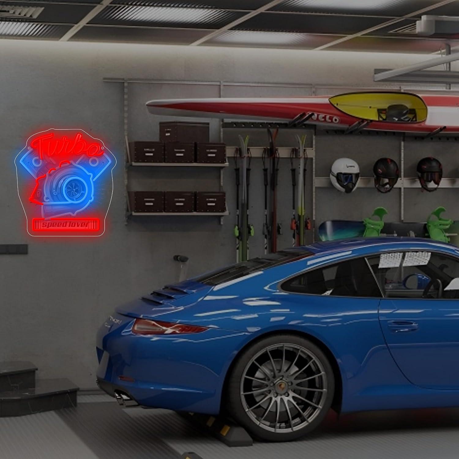 Turbo Engine Neon Sign Dimmabl - Auto Repair Shop Signs 评论和价格