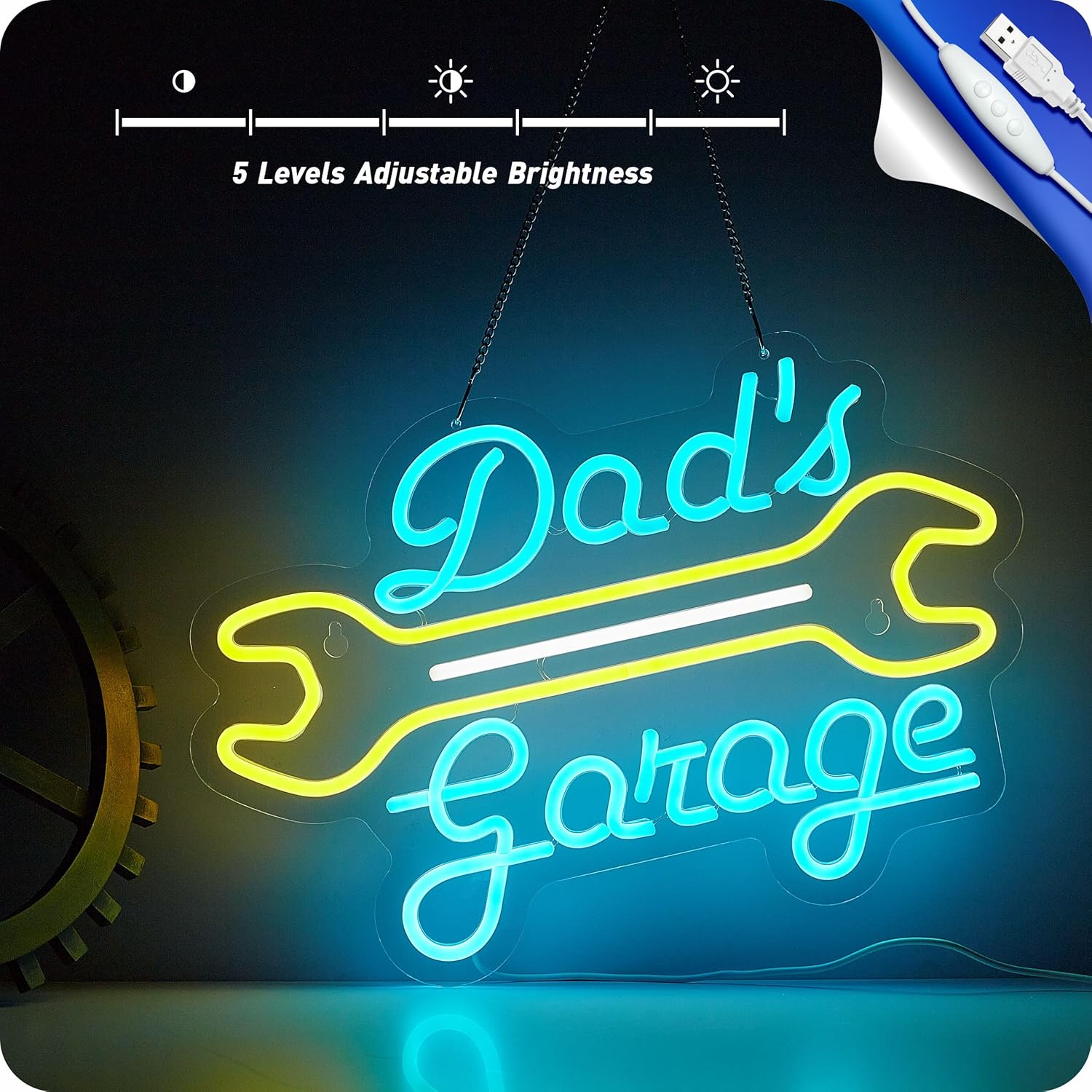 Garage Neon Sign for Wall Deco - Auto Repair Shop Signs 评论和价格