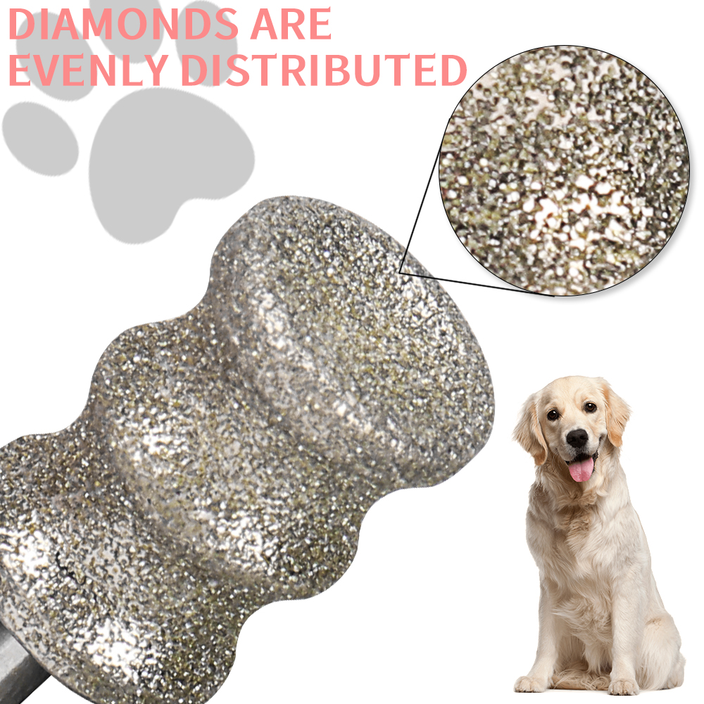 2PCS Dog Electric Nail Polishe - Orbital Polisher Da 评论和价格