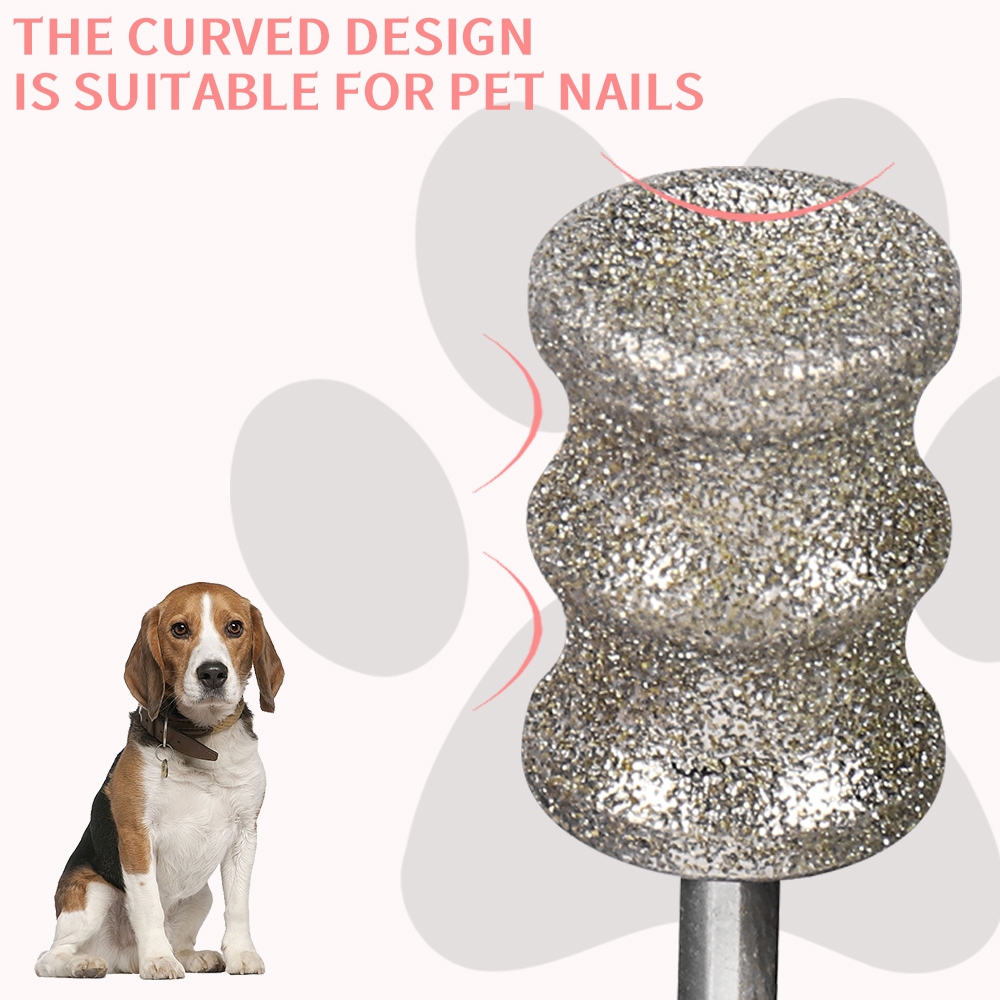 2PCS Dog Electric Nail Polishe - Orbital Polisher Da 评论和价格