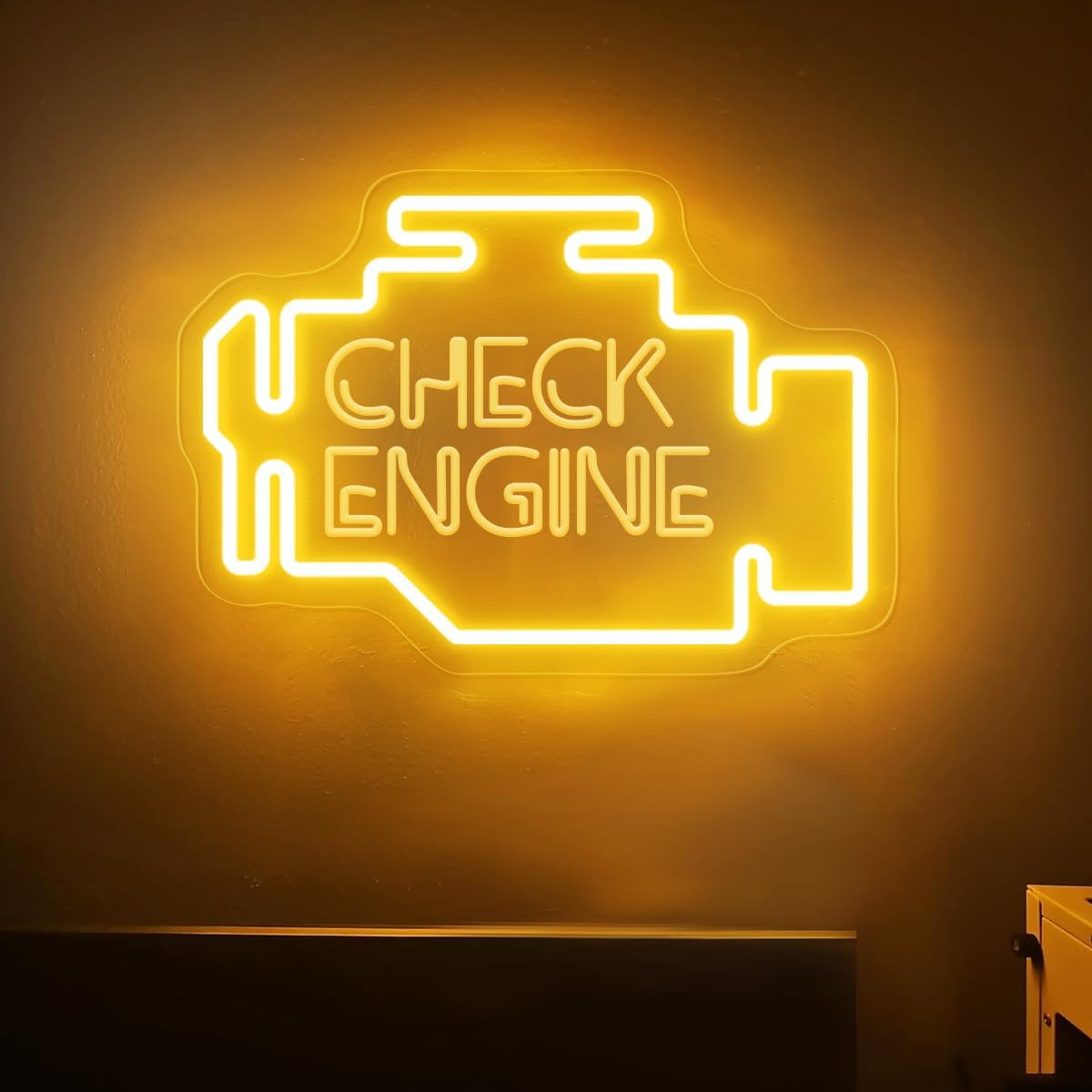 Check Engine Neon Sign Car LED - Auto Repair Shop Signs 评论和价格