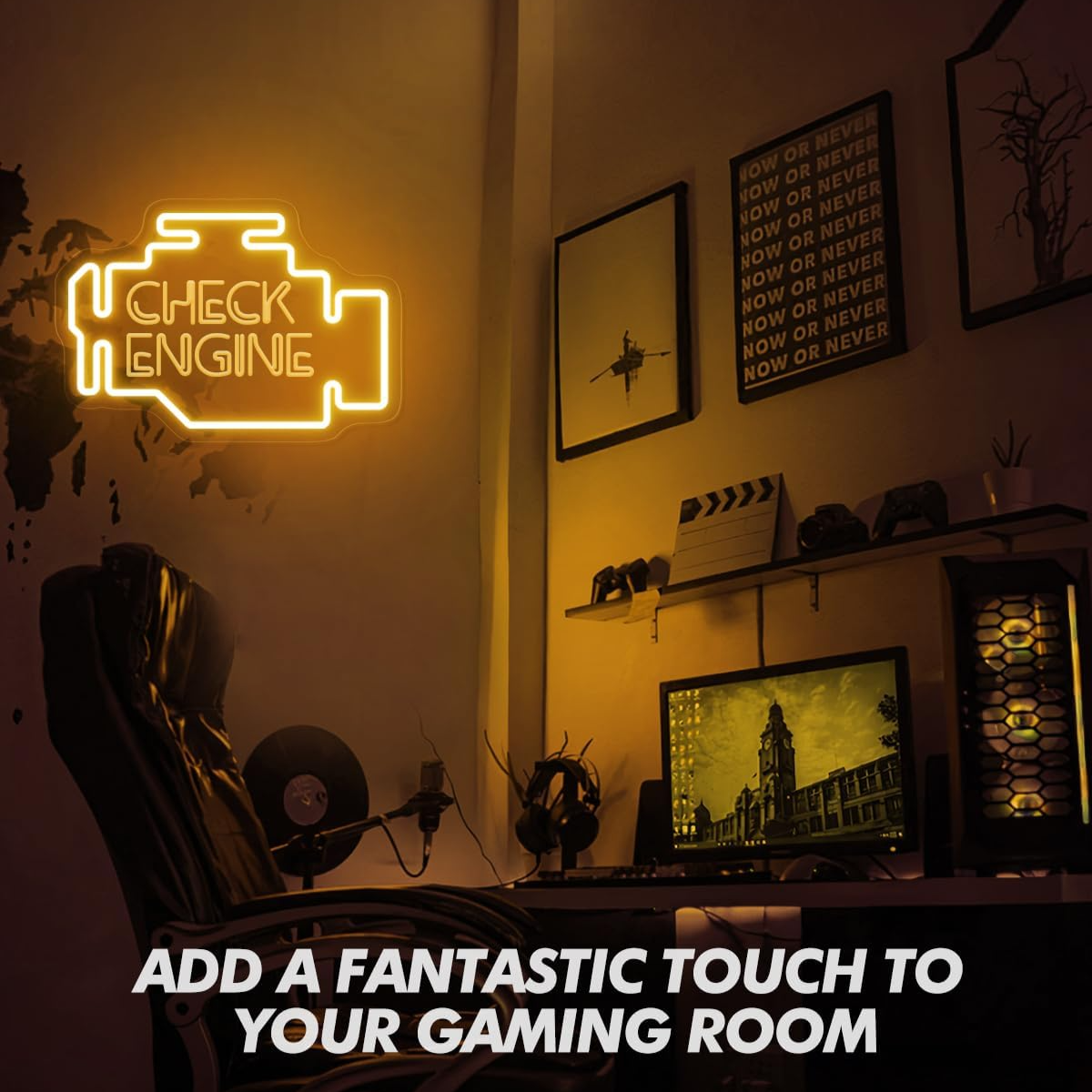 Check Engine Neon Sign Car LED - Auto Repair Shop Signs 评论和价格